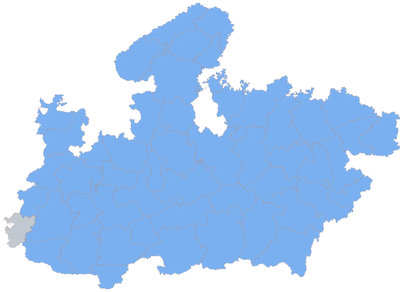 District-Wise Heat Map of India: Step 2 — the areas your sheet reached