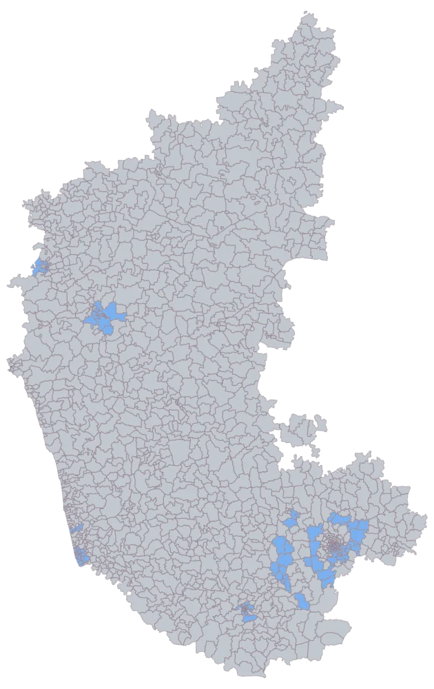 Store Catchment Map by PIN Code: Step 2 — the areas your sheet reached