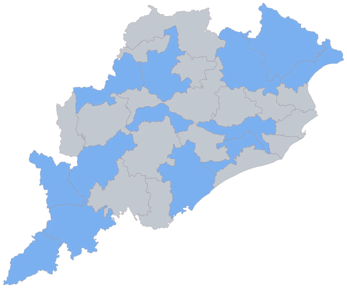 Survey Results Map of India: Step 2 — the areas your sheet reached
