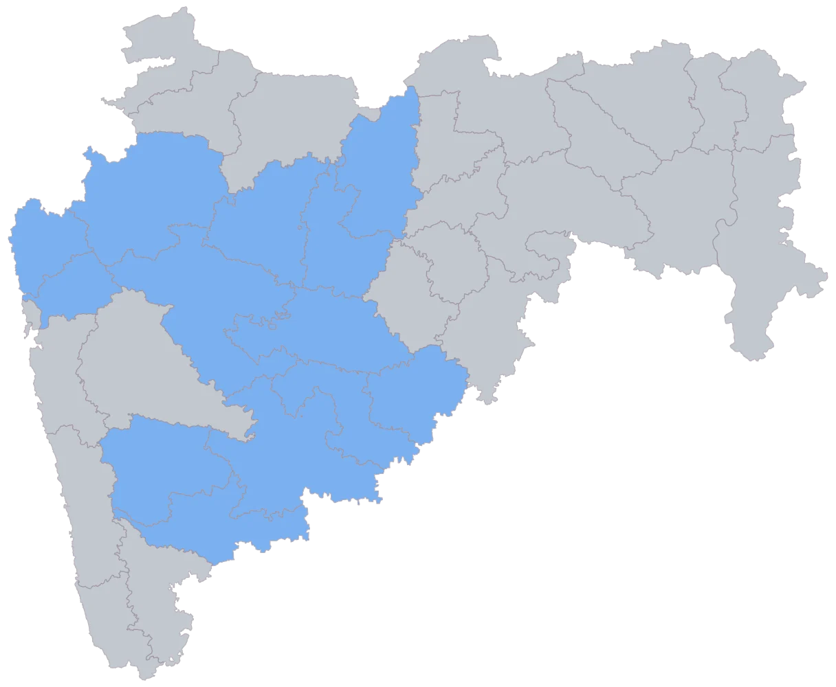 Water Scarcity Map of India by District: Step 2 — the areas your sheet reached